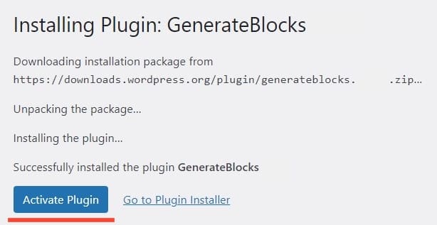 GeneratePress GenerateBlock 설치 이유와 방법