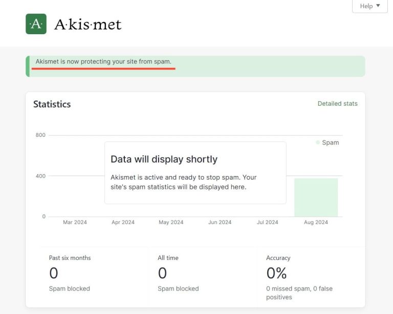 Akismet Anti-spam 플러그인 무료 설치하는 방법