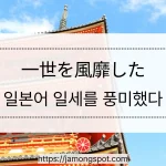 일본어 일세를 풍미했다 一世を風靡した 의미와 사용 방법