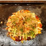 오코노미야키 철판에 만들어서 먹는 방법